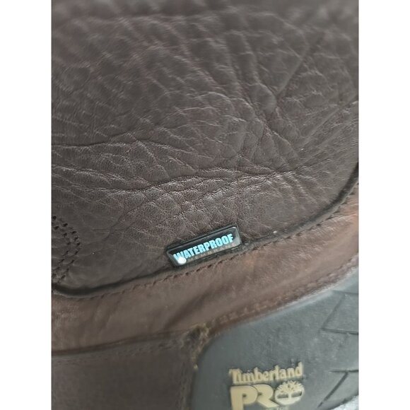 Timberland Men's 8” Boondock HD Composite Toe WP Work Boots A28VR Brown Size 14W - Picture 6 of 8